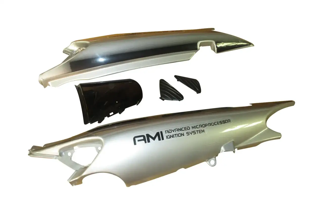 Tail Panel/seat Cowl-hero Ambition Silver (black Bike)