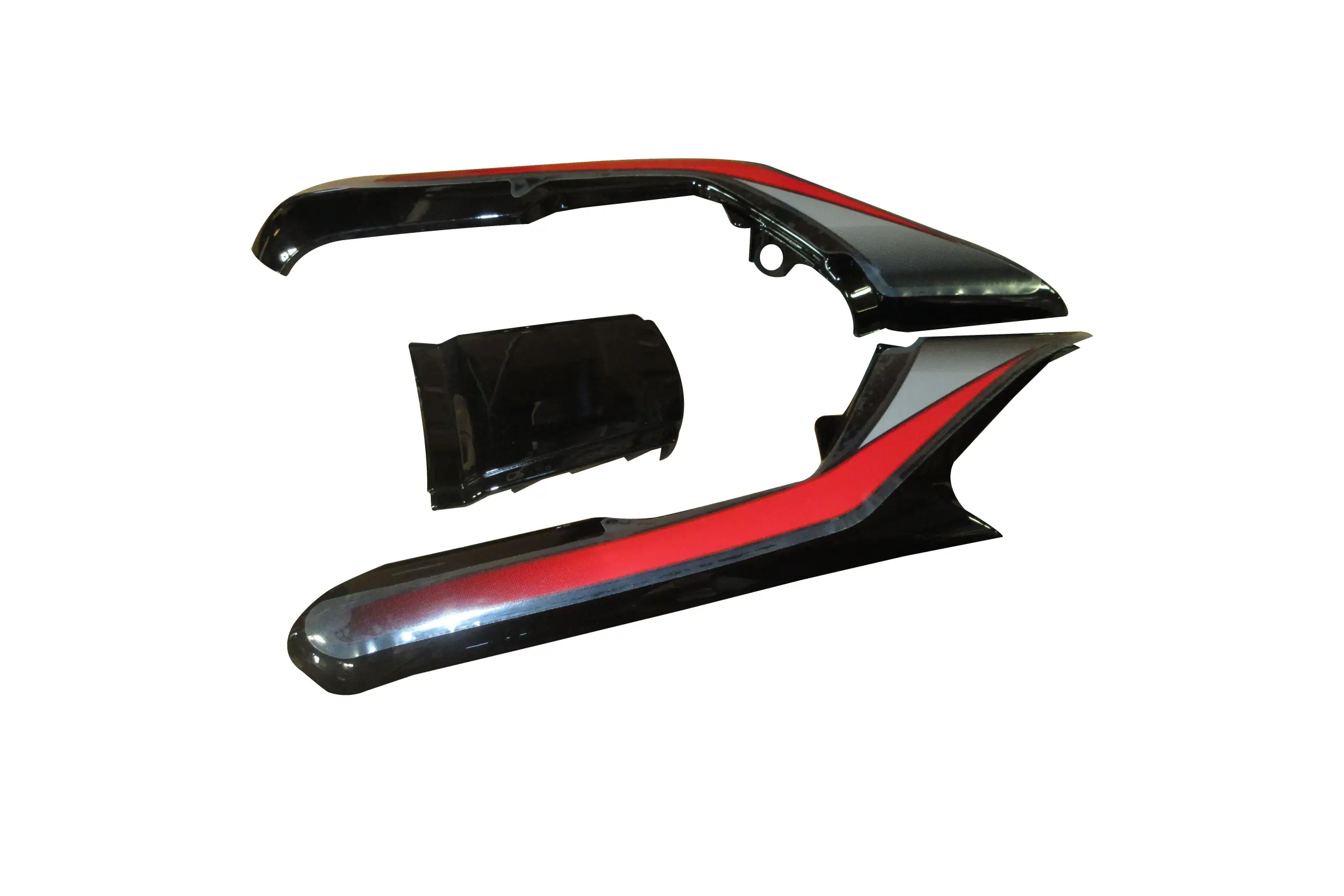 Tail Panel/seat Cowl-hero Cd Deluxe N Black (red Stk)