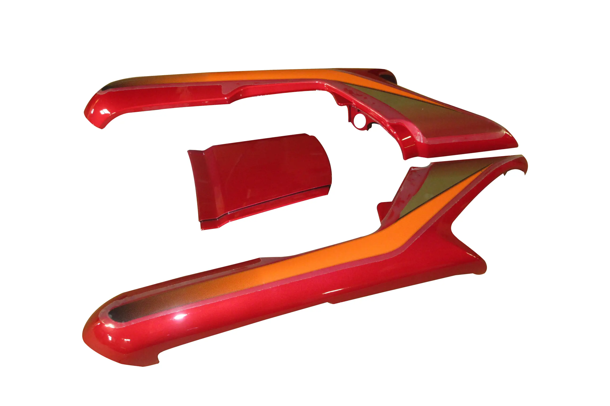 Tail Panel/seat Cowl-hero Cd Deluxe N Red (orange Stk)