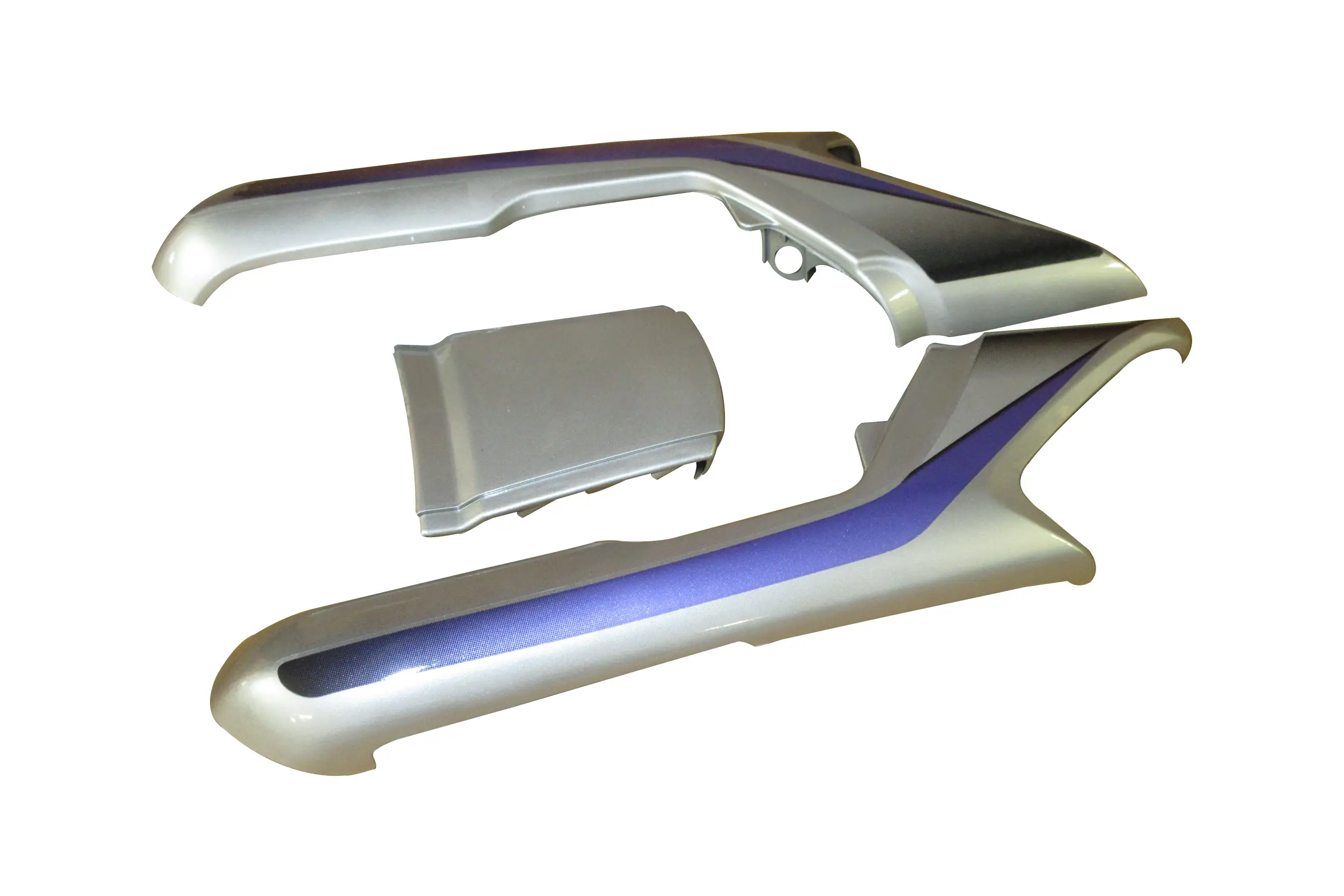 Tail Panel/seat Cowl-hero Cd Deluxe N Silver (blue Stk)