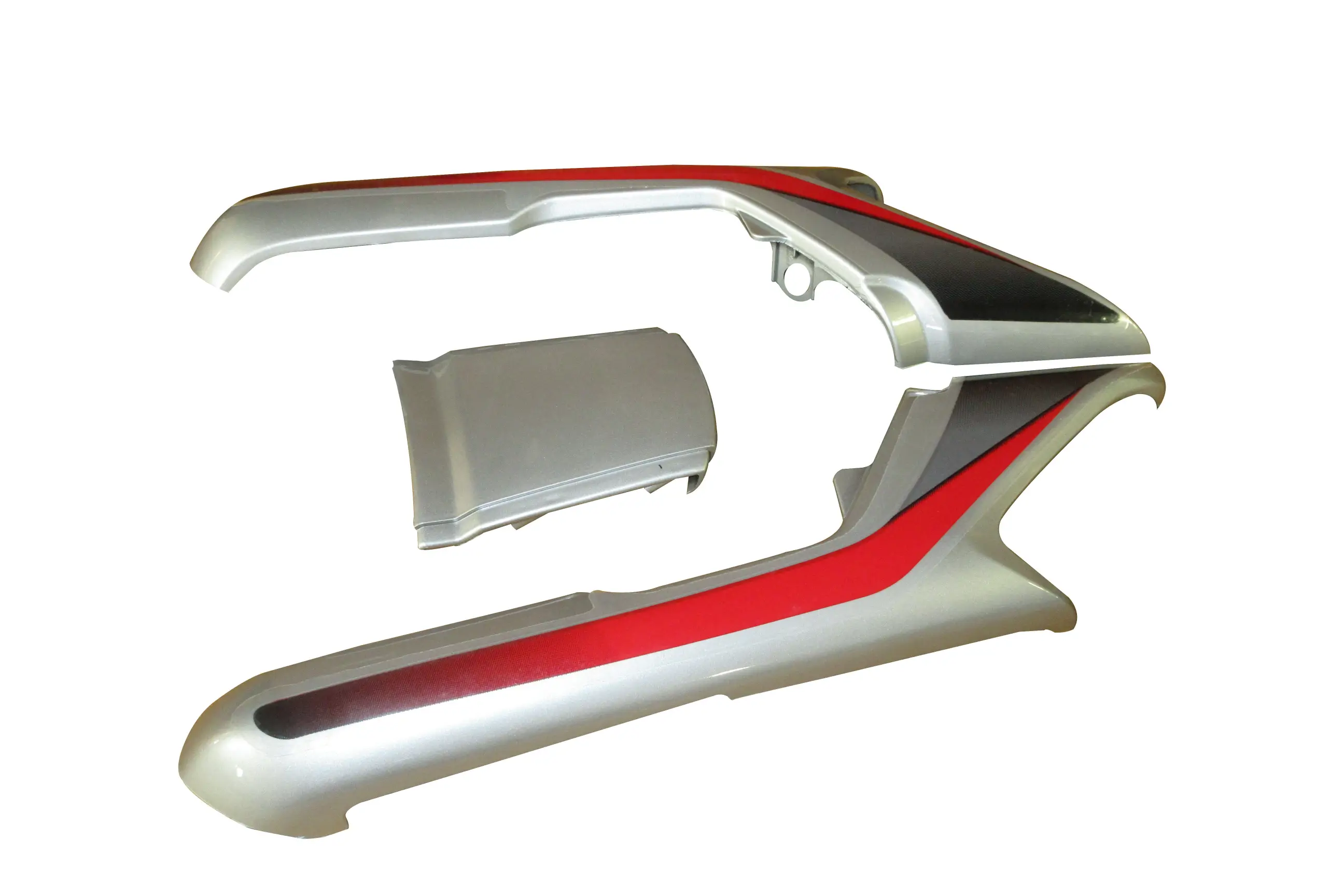 Tail Panel/seat Cowl-hero Cd Deluxe N Silver (red Stk)