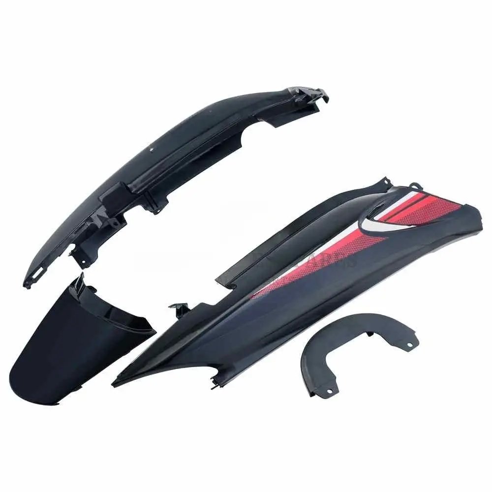 Tail Panel/seat Cowl-hero Glamour Latest Black (sports Red Bike)