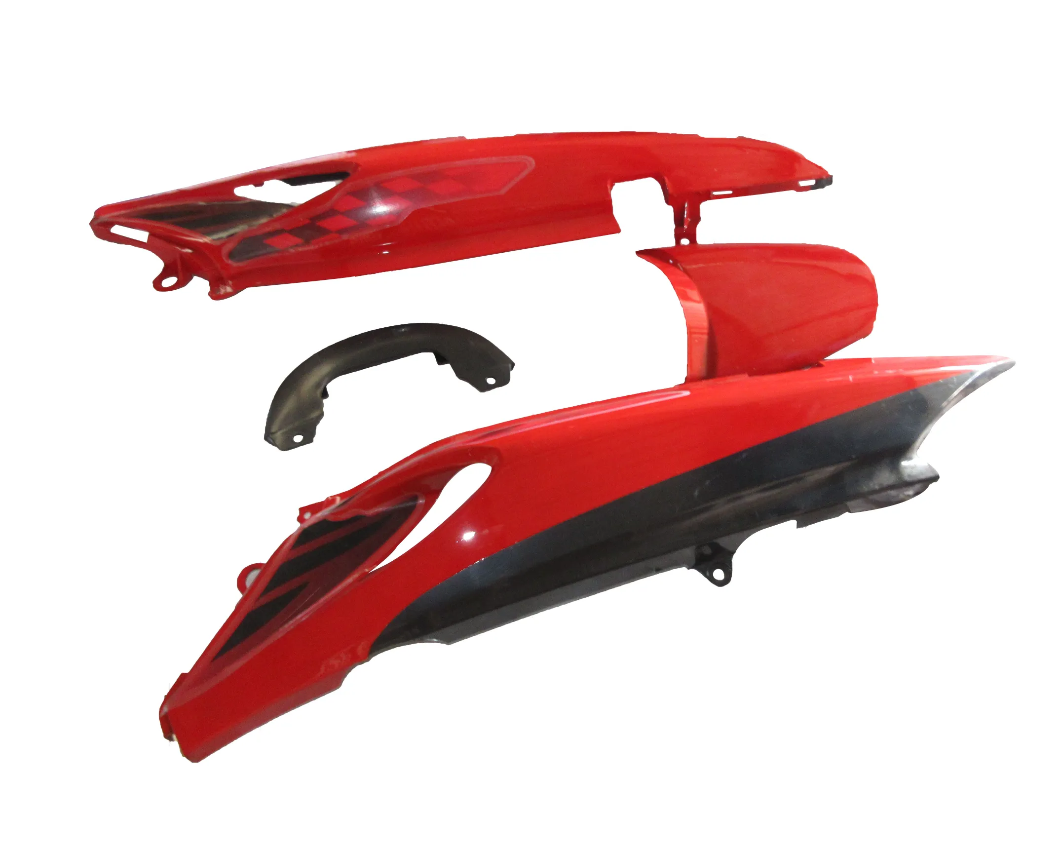 Tail Panel/seat Cowl-hero Glamour Latest N (type-4) S. Red (black Bike)