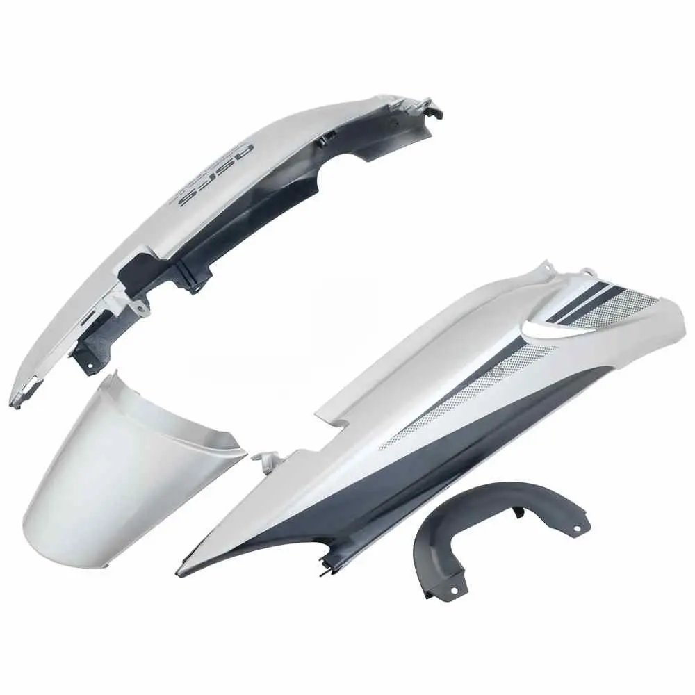 Tail Panel/seat Cowl-hero Glamour Latest Silver (black Bike)