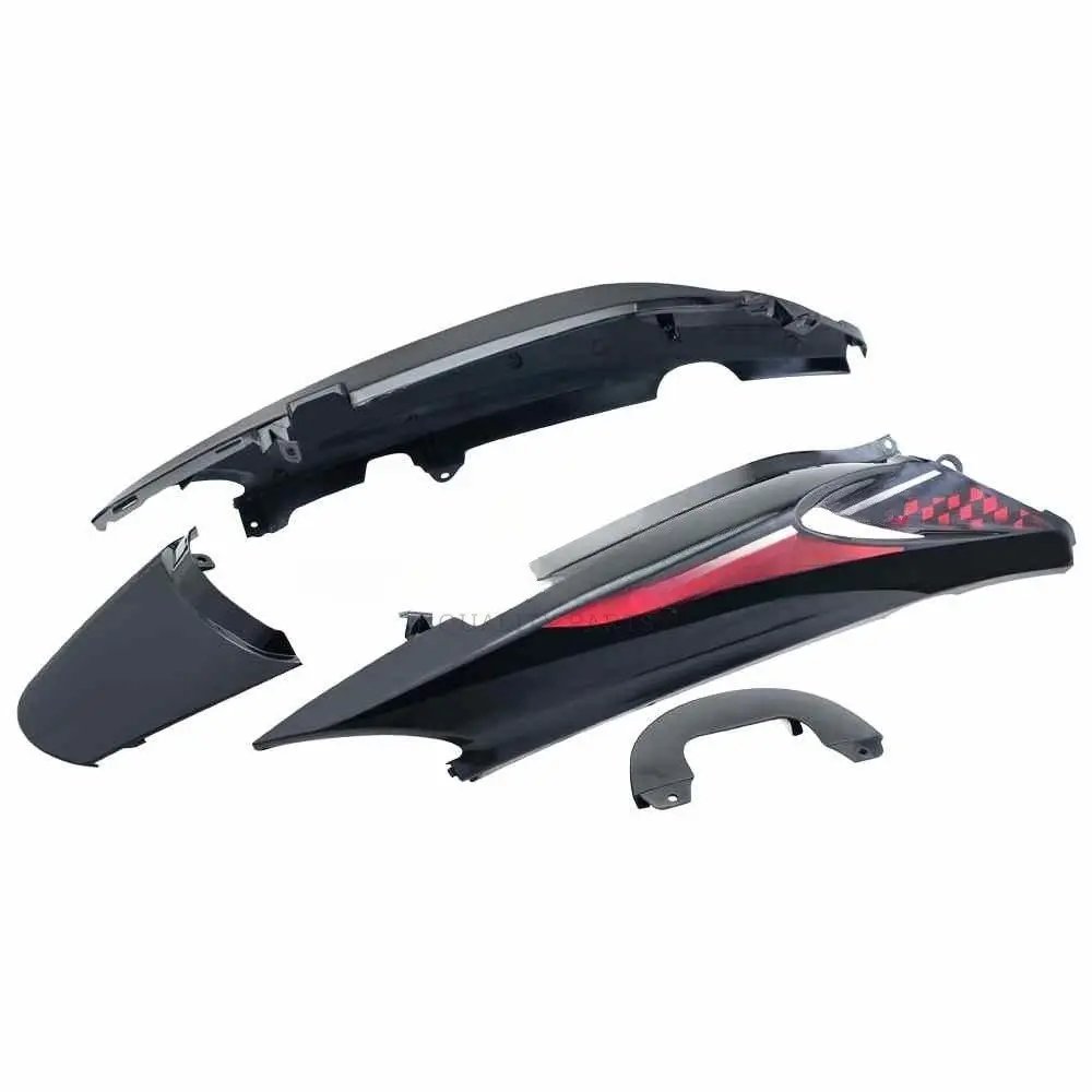 Tail Panel/seat Cowl-hero Glamour Latest N (type-6) Black (red Bike)