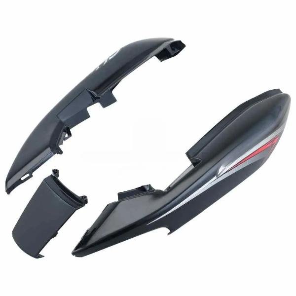 Tail Panel/seat Cowl-honda Cb Shine Black (red Stk)