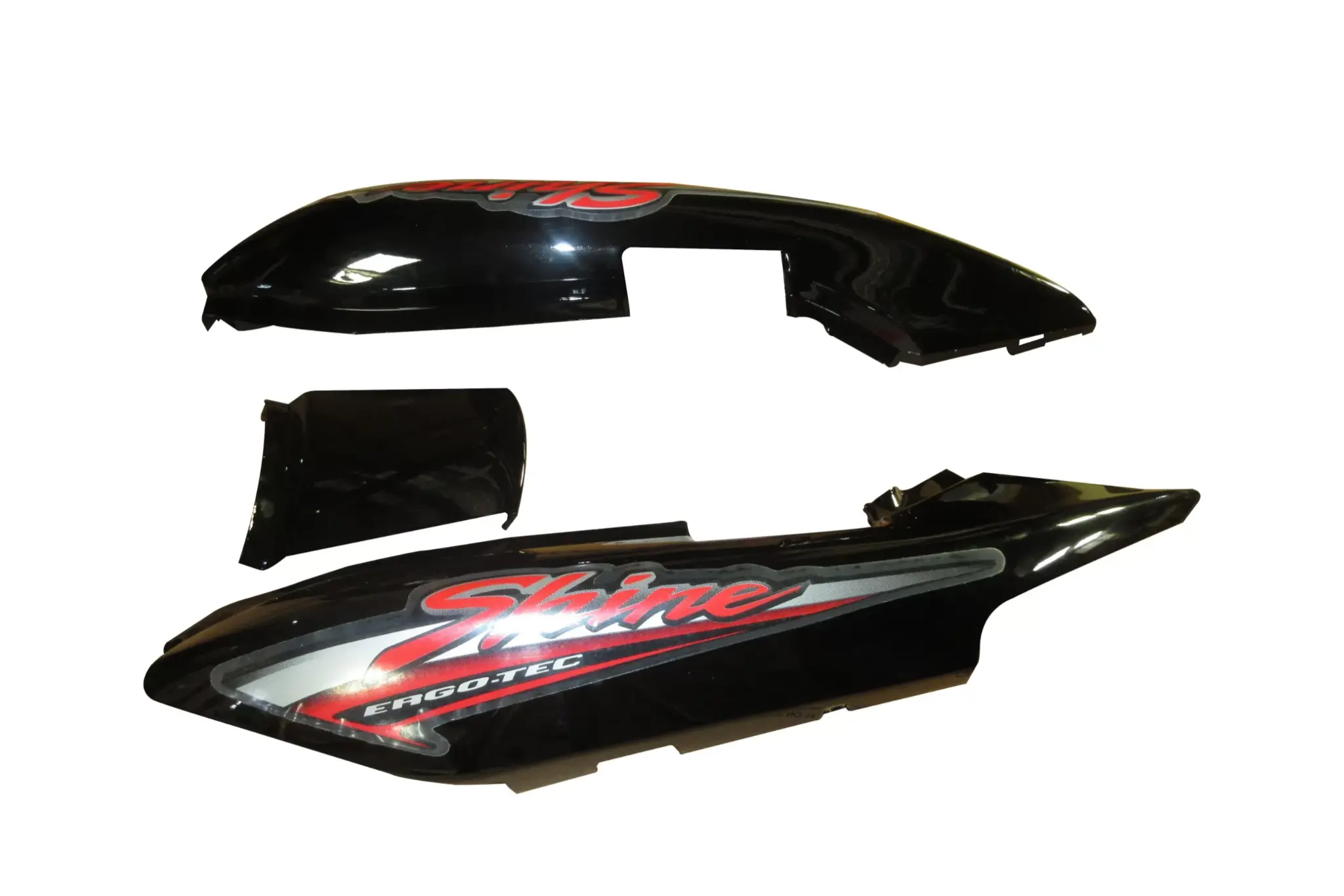 Tail Panel/seat Cowl-honda Shine Latest Black (red Stk)