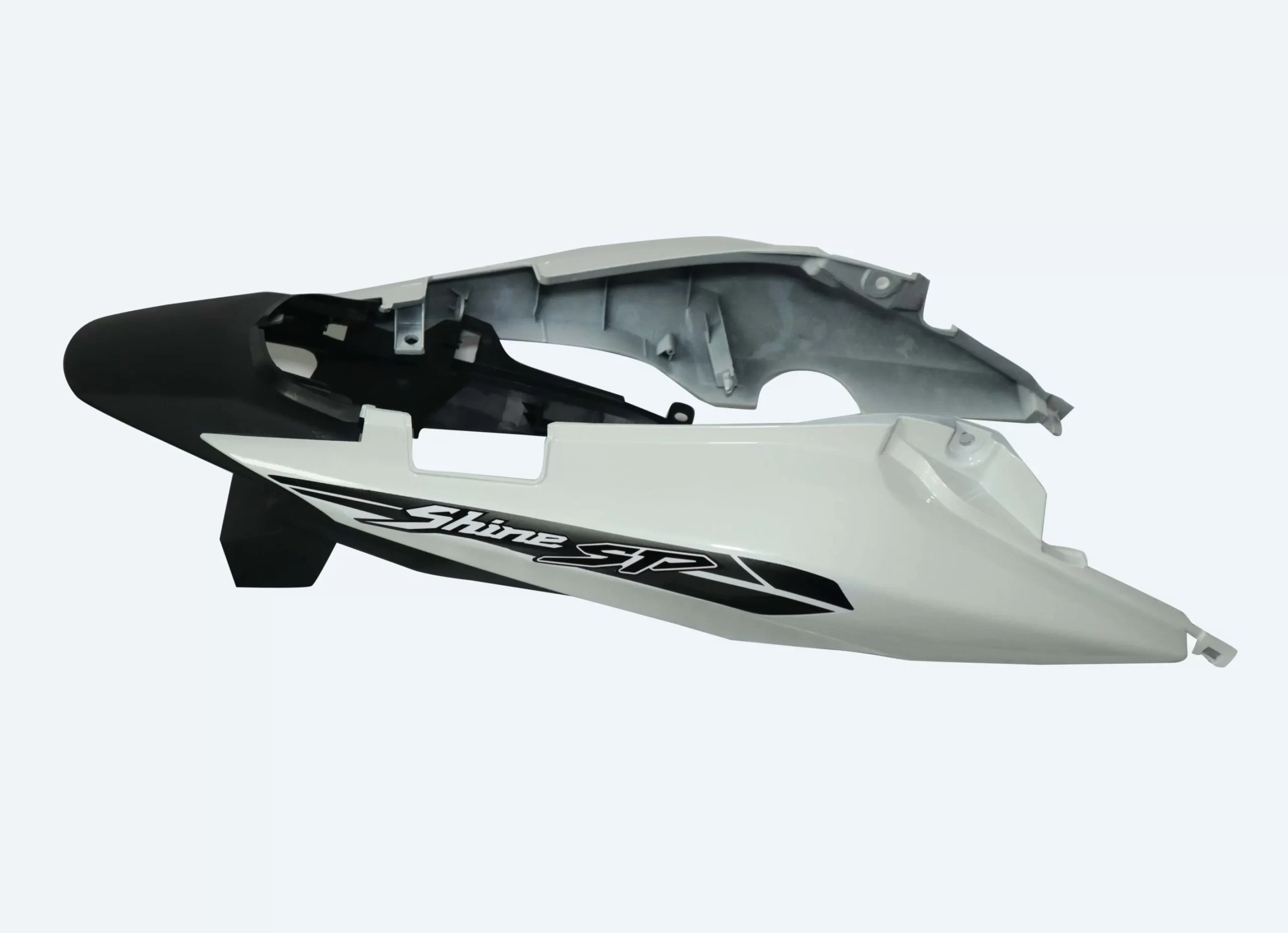 Tail Panel/seat Cowl-honda Shine Sp Type-2 White