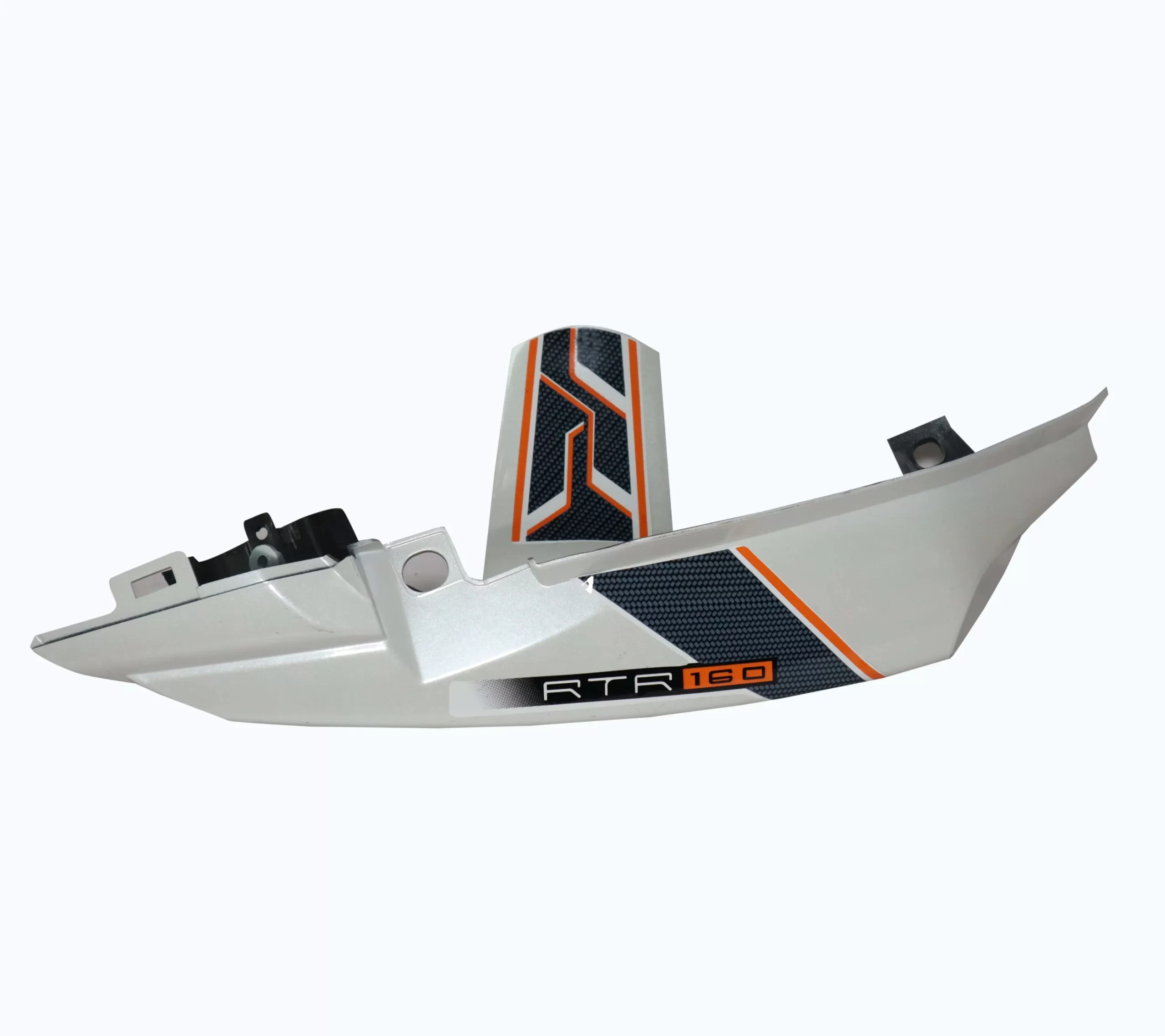 Tail Panel/seat Cowl-tvs Apache 160 N Pearl White