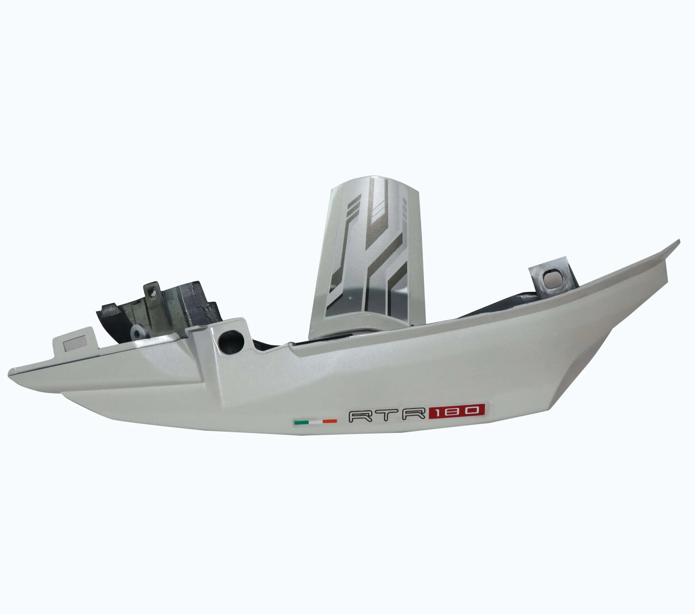 Tail Panel/seat Cowl-tvs Apache 180 N  Matt Titanium Grey