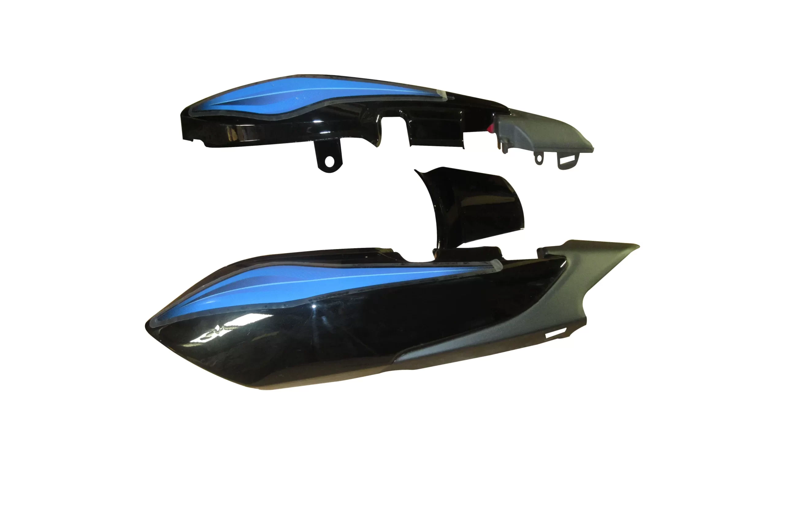 Tail Panel/seat Cowl-tvs Star Cvti 110 O Black (blue Stk)