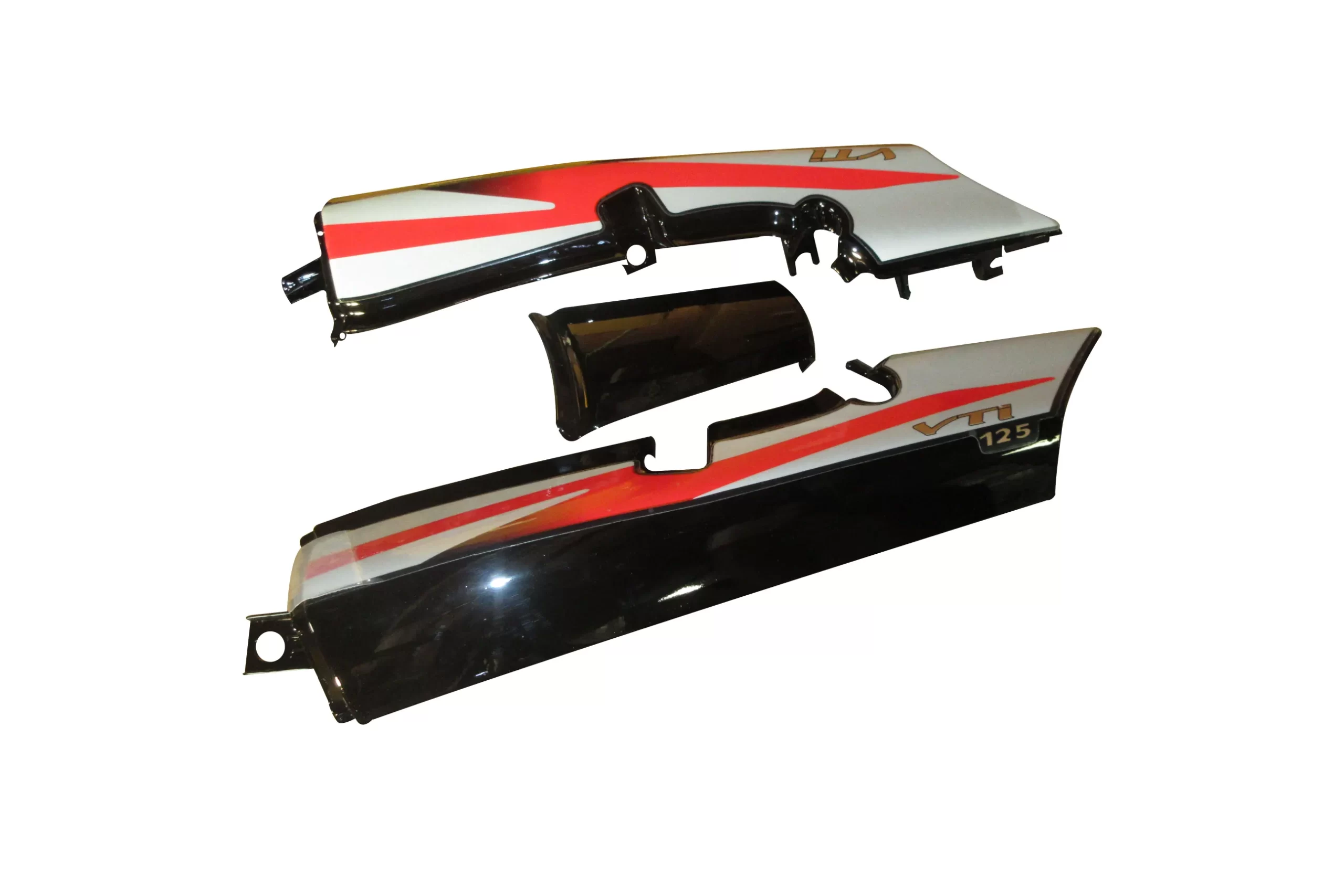 Tail Panel/seat Cowl-tvs Victor Glx Black (reds Tk)
