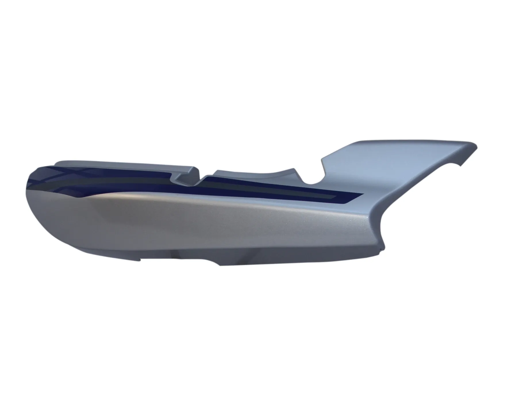 Tail Panel/seat Cowl-tvs Victor Gx Silver