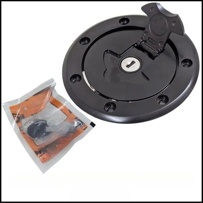 Tank Cap – Black With Lock And 2 Keys (36jg0092) (rc 200/390 2017 -18  bs4 Only)