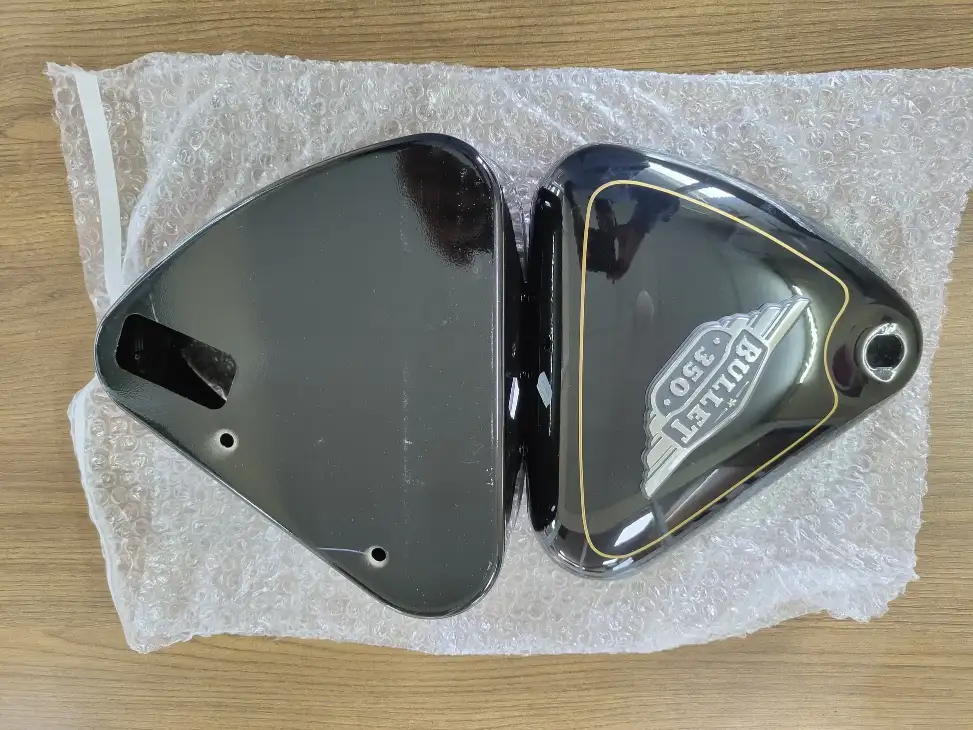 Tool Box With Sticker Black For Bullet 350ks | Royal Enfield