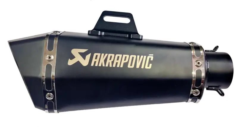 Triangle Design 51 Mm Inlet Stainless Steel Universal Slip-on With Db Killer Mid Size – Black