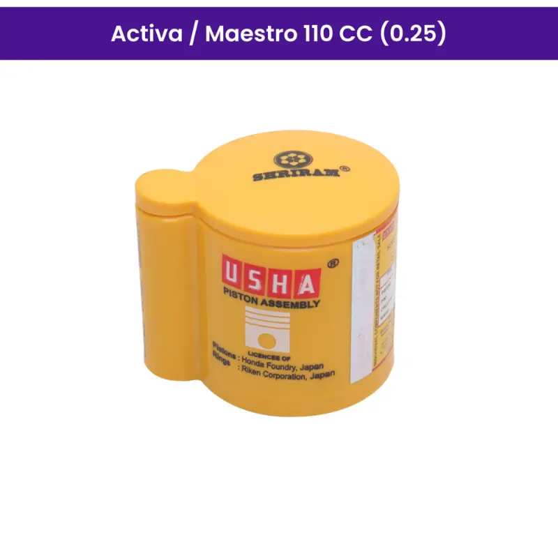 Usha Piston Kit (0.25) For Activa, Maestro 110