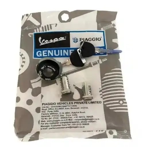 Vespa Lock Set With Lock Body &keys
