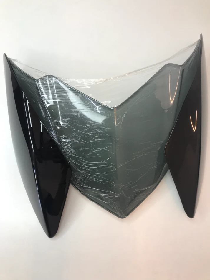 Visor For Bajaj Pulsar 135 Ls Black Colour With Wind Shield Sai 355 Genuine Product