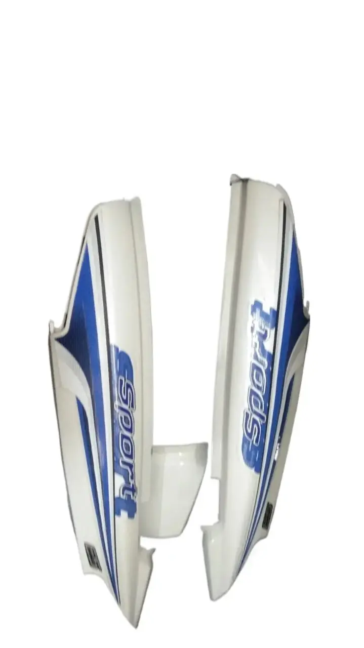 White Tail Panel For Tvs Star Sports Motorcycle